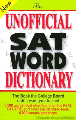 The Unofficial SAT Word Dictionary - Burchers, Sam, and Burchers, Bryan