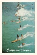 The Vintage Journal Lots of Guys Surfing, California