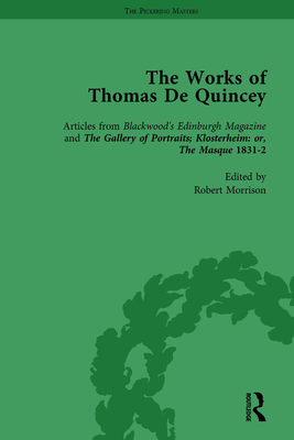 The Works of Thomas De Quincey, Part II vol 8 - Lindop, Grevel, and Symonds, Barry