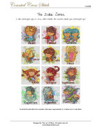 The Zodiac Series Cross Stitch Book
