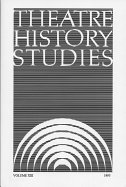 Theatre History Studies 1993, Vol. 13