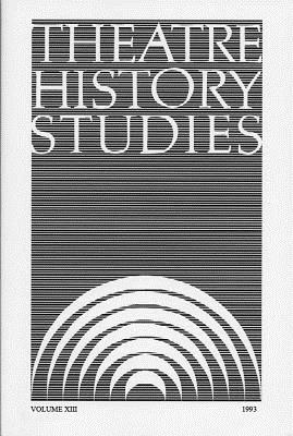 Theatre History Studies 1993, Vol. 13 - Engle, Ron (Editor)