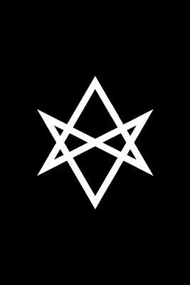 Thelema - Unicursal Hexagram: Magical Journal And Notebook By Black 