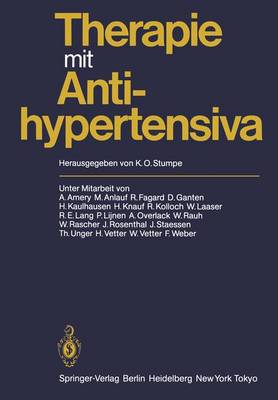 Therapie Mit Antihypertensiva - Stumpe, K O (Editor)
