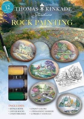 Thomas Kinkade Rock Painting - Kelman, Marcy