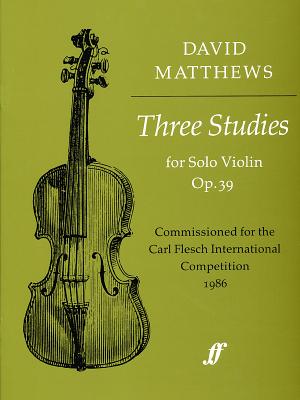 Three Studies, Op. 39 - Matthews, David (Composer)