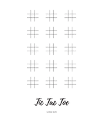 Tic Tac Toe: Activity Games Book Noughts and Crosses Large Size 8.5x11, Nice Cover Glossy, 100 Pages