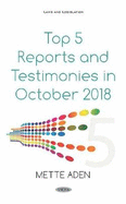 Top 5 Reports and Testimonies in October 2018