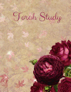 Torah Study: Notebook, Composition Book, Roses; Messianic, Hebrew Roots, Torah Observant, 150 Blank Cornell-Style Study Pages, Larger Size, 8.5" X 11"