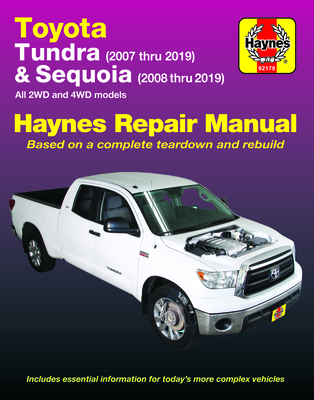 Toyota Tundra 2007-19 & Sequoia 2008-19 - Haynes, J H