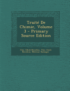 Traite de Chimie, Volume 3