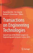 Transactions on Engineering Technologies: Special Issue of the World Congress on Engineering and Computer Science 2013