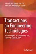 Transactions on Engineering Technologies: World Congress on Engineering and Computer Science 2019