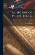 Transcript of Proceedings: 1971-72 Index