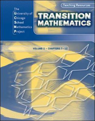 Transition Mathematics: Teaching Resources - UCSMP, and Usiskin, Zalman