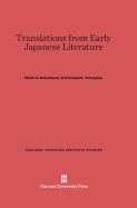 Translations from Early Japanese Literature