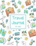 Travel Journal for Kids: Summer Travel Elements Family Holiday Summer Vacation Notebook Adventure Prompts Book Drawing Favorite Memory Trip Discovery Journal 100 Pages 8.5x11 Inches