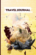 Travel Journal: Safari Rhinoceros Notebook for Men & Women, Perfect for Writing, Gifts, Travelers, 120 blank pages.