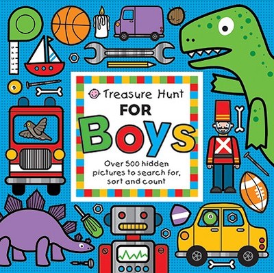 Treasure Hunt for Boys: Over 500 Hidden Pictures to Search For, Sort and Count! - Priddy, Roger