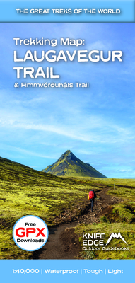 Trekking Map: Iceland's Laugavegur Trail & Fimmvorduhals Trail: With Free Gpx Download - McCluggage, Andrew