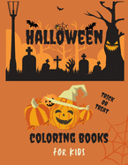 Trick or treat Halloween Coloring Book for kids: Toddlers and Preschool - A Spooky Cute Halloween Coloring book for kids - ... gift for Boys and Girls Ages 2-4 / 4-8.