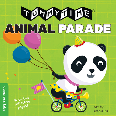 Tummytime(r): Animal Parade: A Sturdy Fold-Out Book with Two Mirrors for Babies. One Side Has High-Color Images, the Other Has High-Contrast Black-And-White Images - Duopress Labs