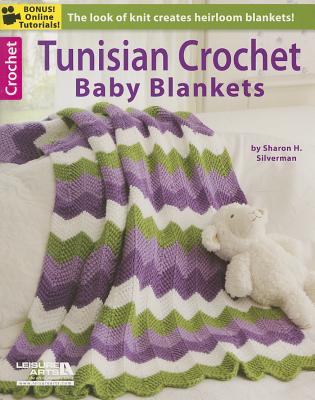 Tunisian Crochet Baby Blanket - Silverman, Sharon