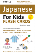 Tuttle Japanese for Kids Flash Cards Kit: Includes 64 Flash Cards, Online Audio, Wall Chart & Learning Guide