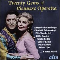 Twenty Gems of Viennese Operetta - Anneliese Rothenberger (vocals); Elisabeth Schwarzkopf (vocals); Fritz Wunderlich (vocals); Helga Hildebrand (vocals);...