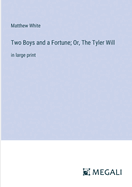 Two Boys and a Fortune; Or, The Tyler Will: in large print