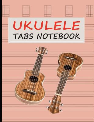 Ukulele Tabs Notebook: Blank Tablature for Composing Ukulele Music - Apricot - USA, Bizcom