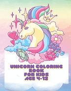 Unicorn coloring book for age 4-12: Mermaid coloring book
