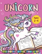 Unicorn Coloring Book For Kids Ages 2-4