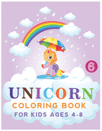 unicorn coloring book for kids ages 4-8: beautiful unicorn