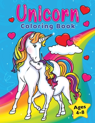 Unicorn Coloring Book: For Kids Ages 4-8 - Press, Golden Age, and Mack, Roslen Roy