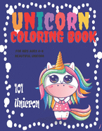 unicron 101: unicorn coloring book for kids ages 4-8 us edition, beautiful unicorn