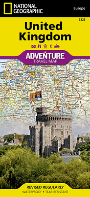 United Kingdom Map (National Geographic Adventure Map, 3325) - National Geographic Maps