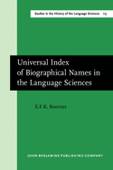 Universal Index of Biographical Names in the Language Sciences