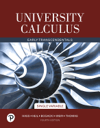University Calculus: Early Transcendentals, Single Variable