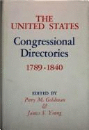 Us Congressional Directories: 1789-1840