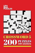 USA Best Crosswords for Adults with solutions: 200 Puzzles Easy, Medium to Hard Volume 5