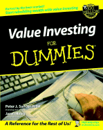 Value Investing for Dummies? - Sander, Peter J, and Haley, Janet