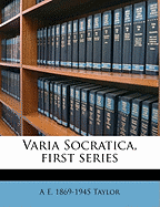 Varia Socratica, First Series
