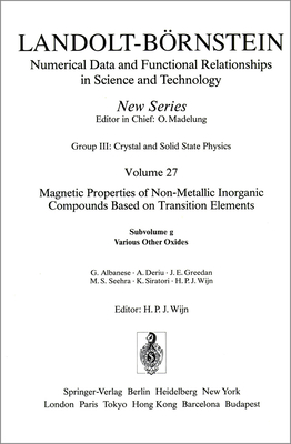 Various Other Oxides / Verschiedene Andere Oxide - Albanese, G, and Deriu, A, and Greedan, J E