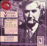 Vaughan Williams: Symphonies Nos. 3 & 4; Fantasia on Greensleeves