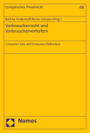 Verbraucherrecht Und Verbraucherverhalten: Consumer Law and Consumer Behaviour