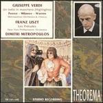 Verdi: Ballo (Highlights); Liszt: Les Preludes - Jan Peerce (tenor); Leonard Warren (baritone); Marian Anderson (contralto); Roberta Peters (soprano); Zinka Milanov (soprano); Dimitri Mitropoulos (conductor)