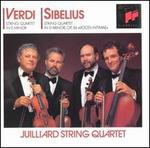 Verdi/Sibelius: String Quartets - Joel Krosnick (cello); Joel Smirnoff (violin); Juilliard String Quartet; Robert Mann (violin); Samuel Rhodes (viola)