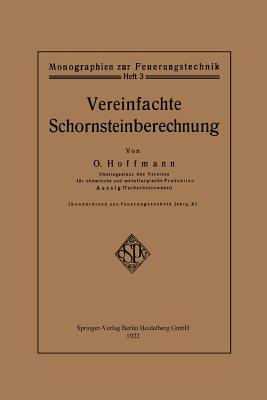 Vereinfachte Schornsteinberechnung - Hoffmann, Otto