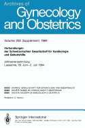 Verhandlungen Der Schweizerischen Gesellschaft F?r Gyn?kologie Und Geburtshilfe: Jahresversammlung Montreux, 18.-20. Juni 1992